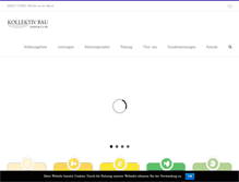 Tablet Screenshot of kollektiv-bau.de